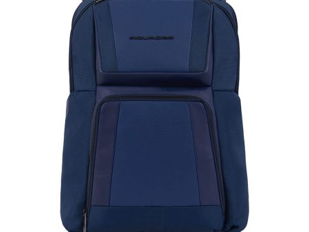 Zaino Uomo PIQUADRO con porta Pc 15,6  in Tessuto e Pelle colore Blu - CA6220W120 Online Sale