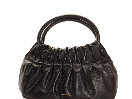 Borsa Donna a Mano COCCINELLE in Pelle Liscia Linea Croisette Colore Nero For Cheap