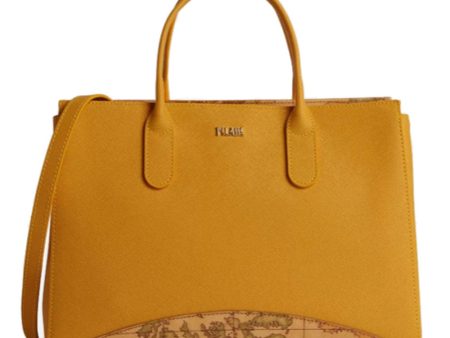 Borsa Donna a Mano 1A Classe Alviero Martini linea Milano City colore Giallo e Geo Classic GS21 For Sale