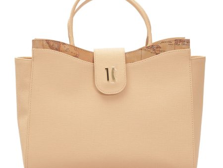 Borsa Donna a Mano 1A Classe Alviero Martini linea Geo Cool colore Naturale GV27 Fashion