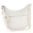 Borsa a Tracolla BORBONESE Luna Bag Medium linea Jet Op in Tessuto Color Ghiaccio Online now