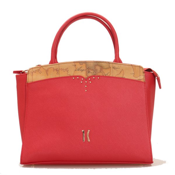 Borsa Donna a Mano 1A Classe Alviero Martini linea Festive City colore Rosso e Geo Classic GU20 Online Hot Sale