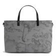 Borsa Donna a Mano 1A Classe Alviero Martini linea Soft Generation stampa Geo Dark Grigio GV75 For Discount