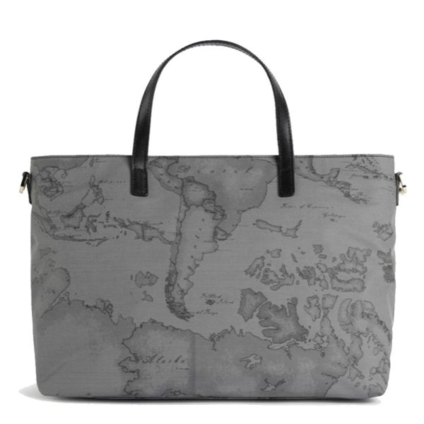 Borsa Donna a Mano 1A Classe Alviero Martini linea Soft Generation stampa Geo Dark Grigio GV75 For Discount