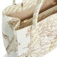 Borsa Donna a Mano 1A Classe Alviero Martini linea Geo Blanco in Canvas stampa Geo White GV32 For Sale