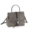 Borsa Donna a Mano BORBONESE linea Etoile Medium in Nylon Jet Op colore Naturale e Nero Supply