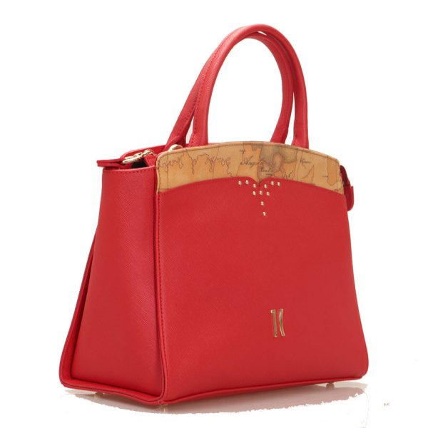 Borsa Donna a Mano 1A Classe Alviero Martini linea Festive City colore Rosso e Geo Classic GU20 Online Hot Sale