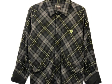 [Pre-owned] A BATHING APE Wool Check Stencil Collar Coat Supply