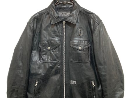 [Pre-owned] NEIGHBORHOOD Police Leather Riders Jacket TSNH-JK-M01 Online Hot Sale