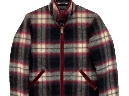 [Pre-owned] NUMBER (N)INE Check & Quilted Reversible Jacket NNJ-F913 Online now