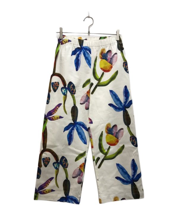 [Pre-owned] me ISSEY MIYAKE flower-patterned pants MI41FF652 Online Sale