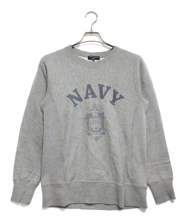 [Pre-owned] COMME des GARCONS HOMME USED NAVY printed sweatshirt HJ-T013 Online Sale