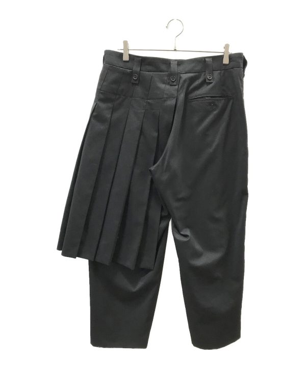 [Pre-owned] s yte T W Gabardine Left Side Pleat pants UV-P09-101 Sale