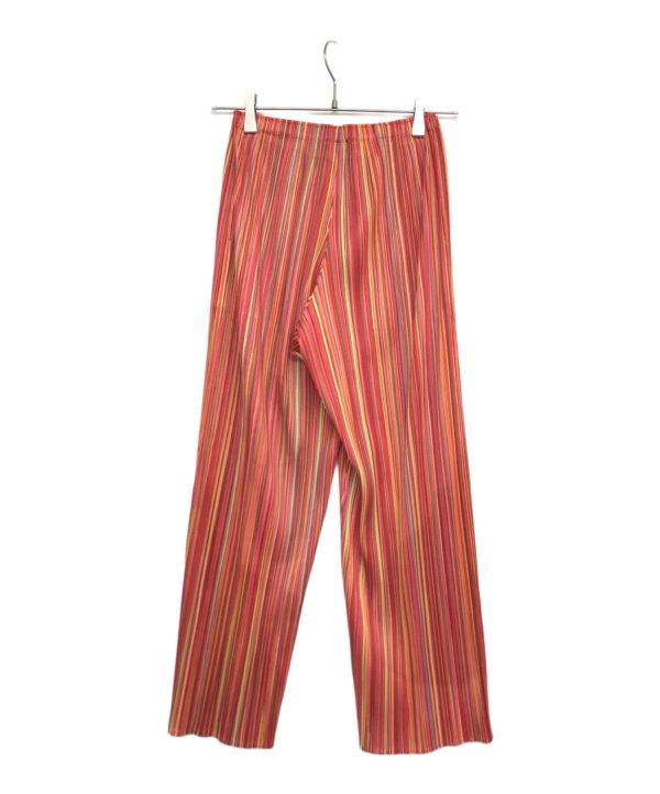 [Pre-owned] PLEATS PLEASE Multi-stripe pleated pants PP11-JF552 PP11-JF552 Online