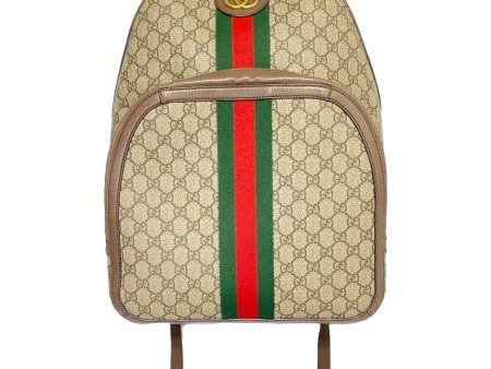 [Pre-owned] GUCCI Off-Deer GG Medium Backpack 547967 Online now