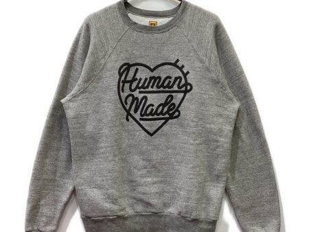 [Pre-owned] HUMAN MADE HEART LOGO RAGLAN SWEATSHIRT backed sweatshirt For Discount