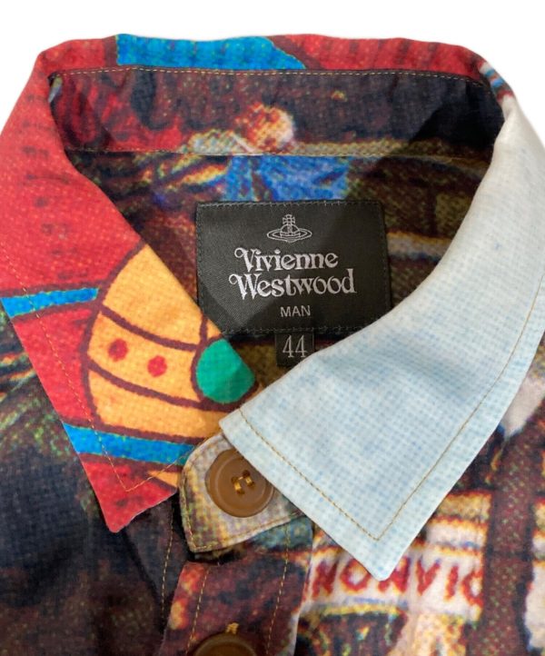 [Pre-owned] Vivienne Westwood man Piccadilly Circus Pocket Shirt 109033-7255 Discount