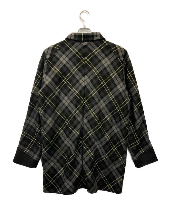 [Pre-owned] A BATHING APE Wool Check Stencil Collar Coat Supply