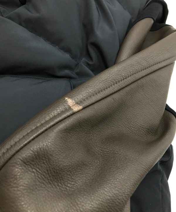 [Pre-owned] UNDERCOVER 08AW Sleeve leather-switched down jacket B4215 on Sale