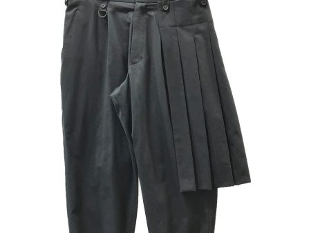 [Pre-owned] s yte T W Gabardine Left Side Pleat pants UV-P09-101 Sale