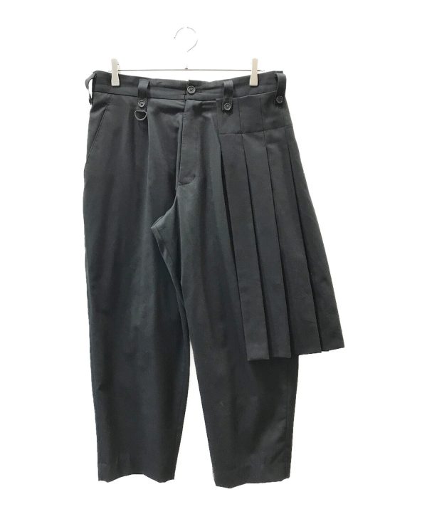 [Pre-owned] s yte T W Gabardine Left Side Pleat pants UV-P09-101 Sale