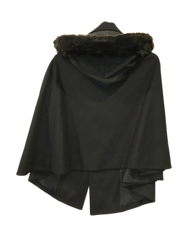 [Pre-owned] Y s wool poncho YB-C56-159 For Discount