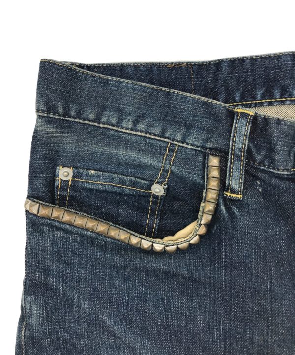 [Pre-owned] Hysteric Glamour Used studded denim pants 0263AP11 For Sale